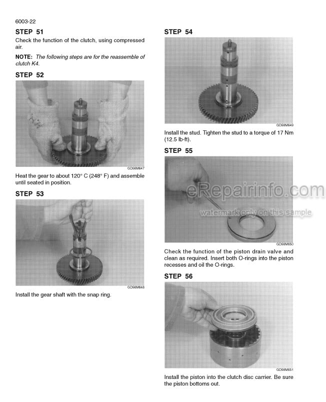 Photo 8 - Case 600 660 Service Manual Combine 9-63801