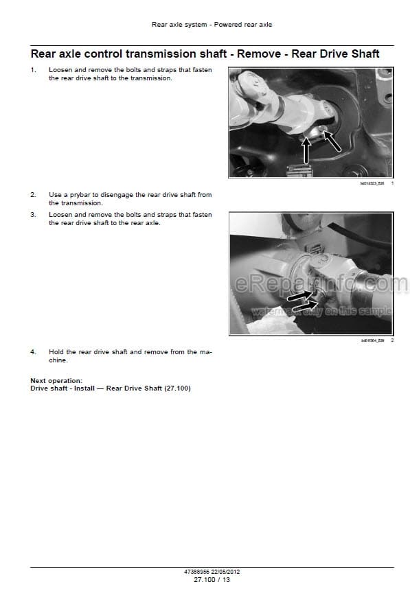 Photo 7 - Case 621F 721F Tier 2 Service Manual Wheel Loader 47388956