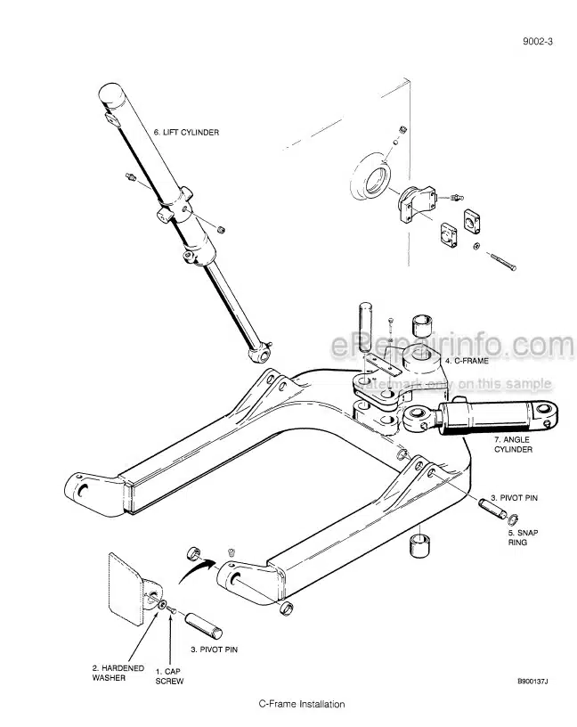 Photo 6 - Case 650 Service Manual Crawler 8-11261