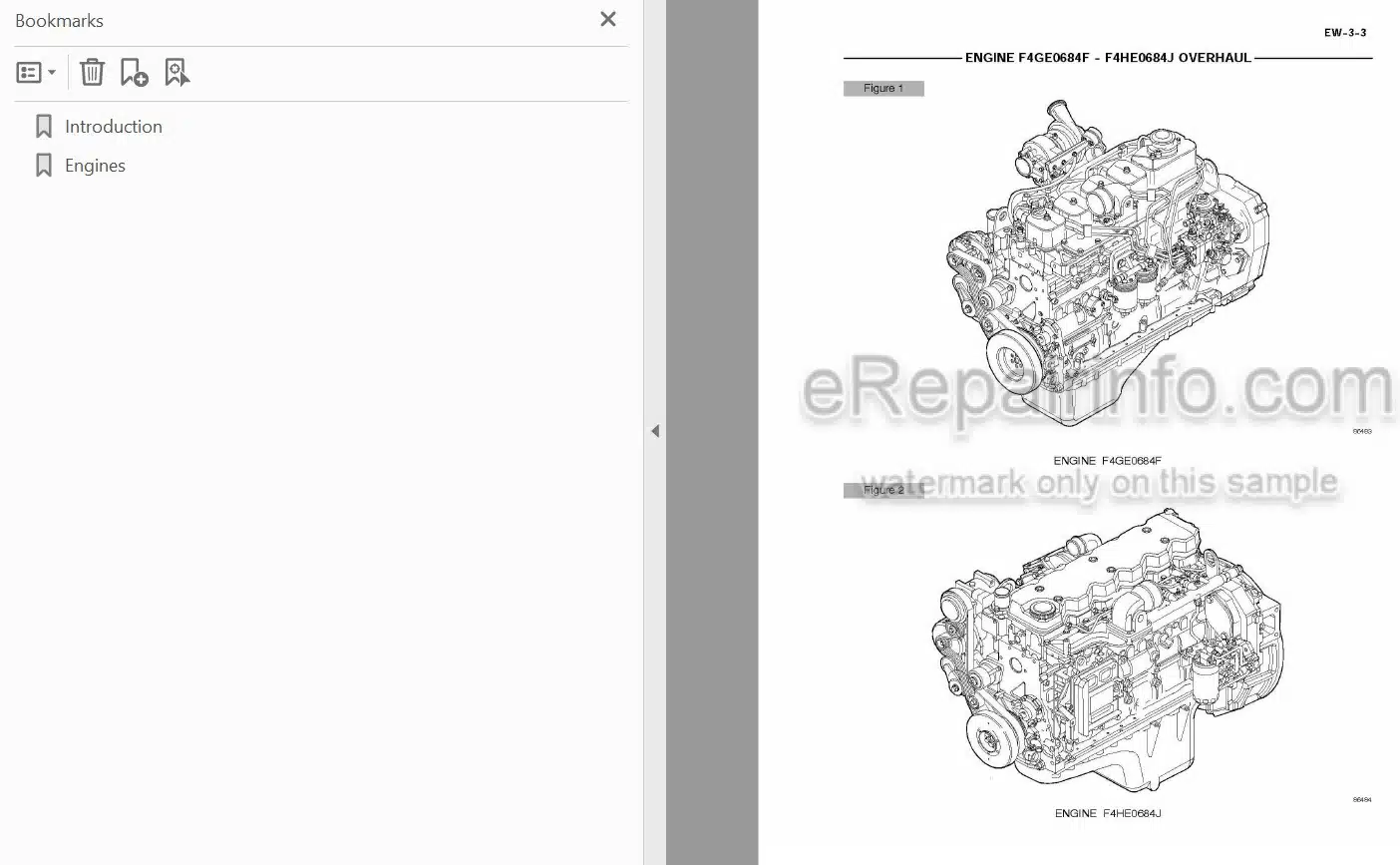 Photo 4 - Case 668T-M2 668T-E2 Service Manual Engine 6-47950