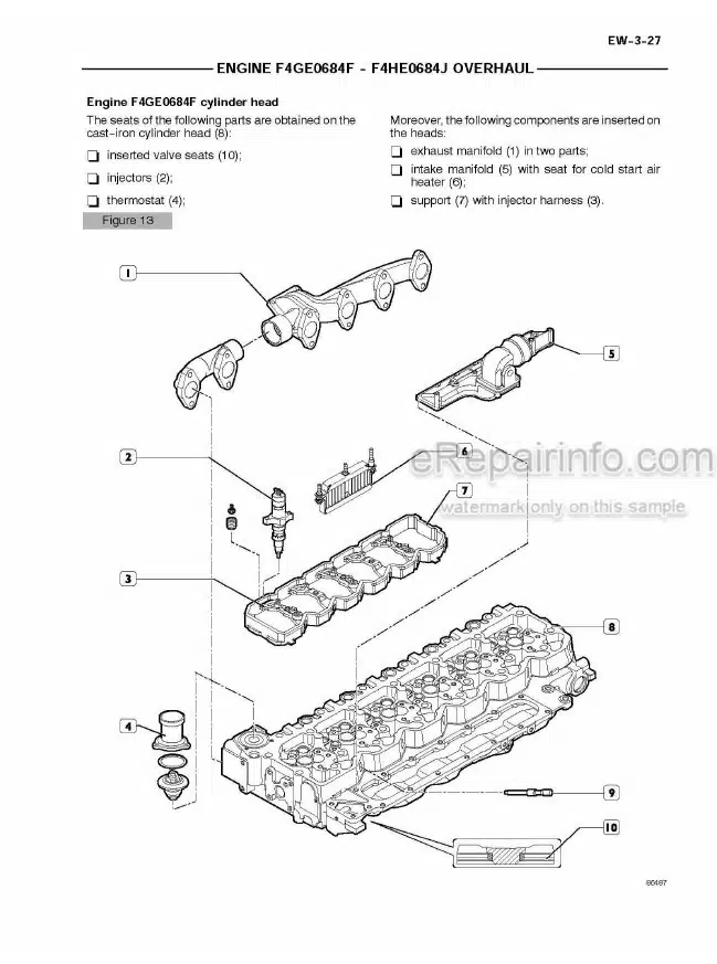Photo 3 - Case 668T-M2 668T-E2 Service Manual Engine 6-47950
