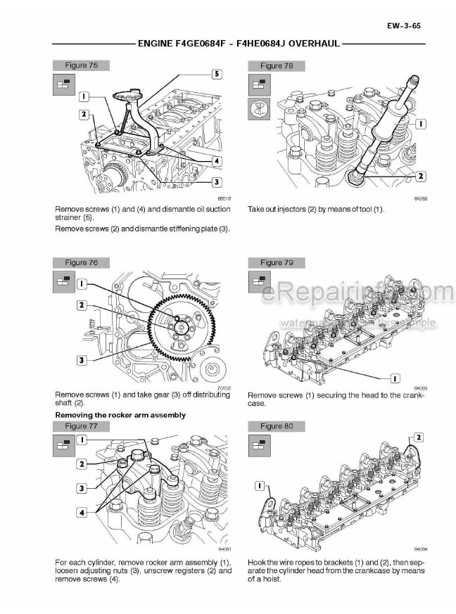 Photo 7 - Case 680 Service Manual Loader Backhoe 9-77442