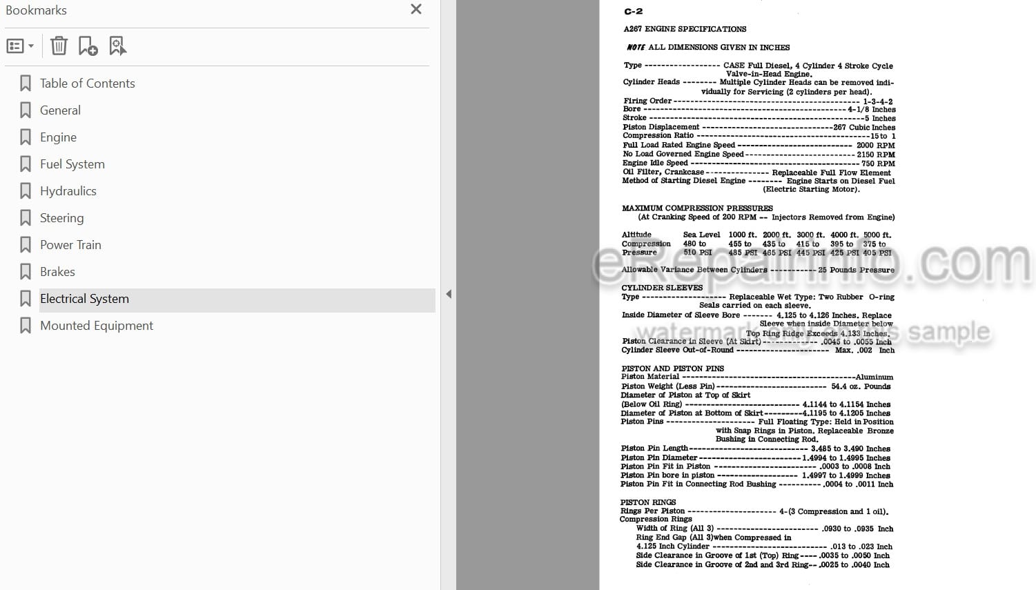 Photo 3 - Case 680B 680C Service Manual Loader Backhoe 9-71984