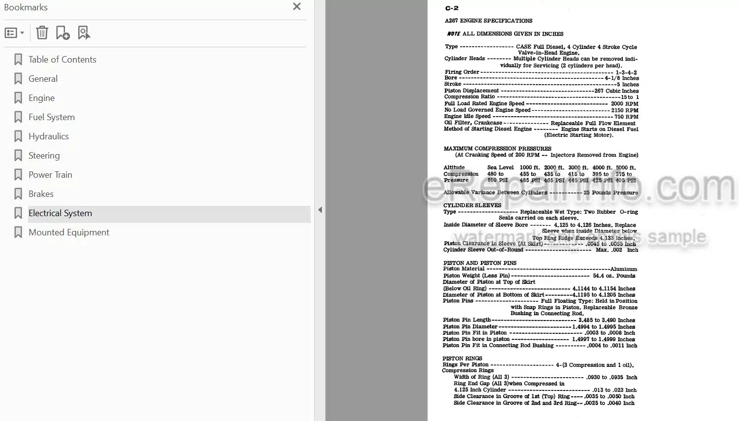 Photo 3 - Case 680B 680C Service Manual Loader Backhoe 9-71984