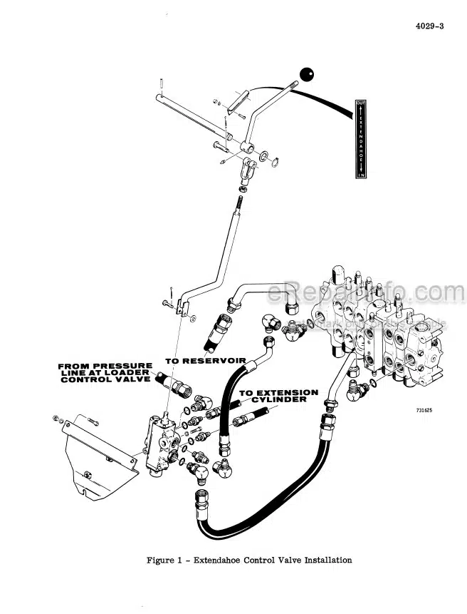 Photo 6 - Case 680CK Series C Service Manual Loader 9-72595