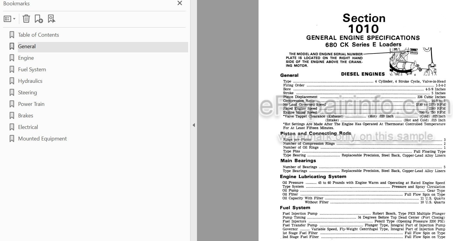 Photo 4 - Case 680CK Series E Service Manual Loader Backhoe 9-73498