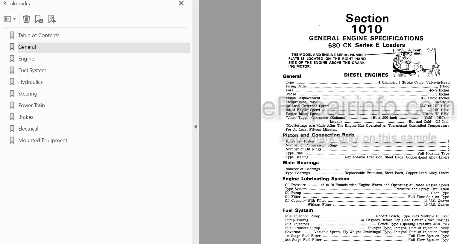 Photo 4 - Case 680CK Series E Service Manual Loader Backhoe 9-73498