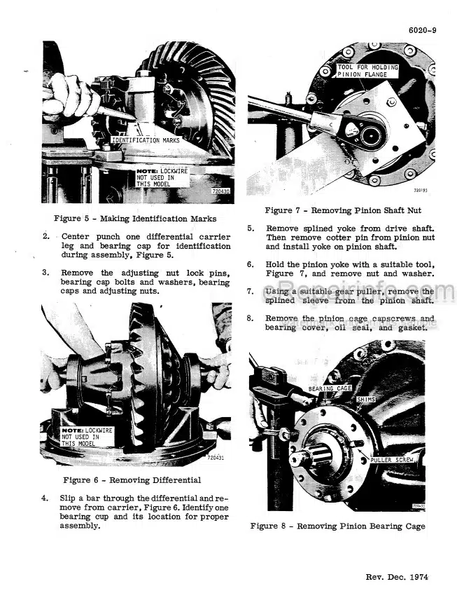 Photo 3 - Case 680CK Series E Service Manual Loader Backhoe 9-73498