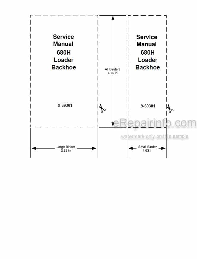 Photo 5 - Case 680H Service Manual Loader Backhoe 9-69301