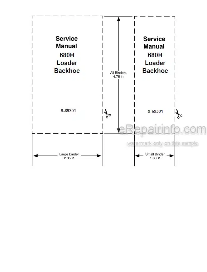 Photo 5 - Case 680H Service Manual Loader Backhoe 9-69301