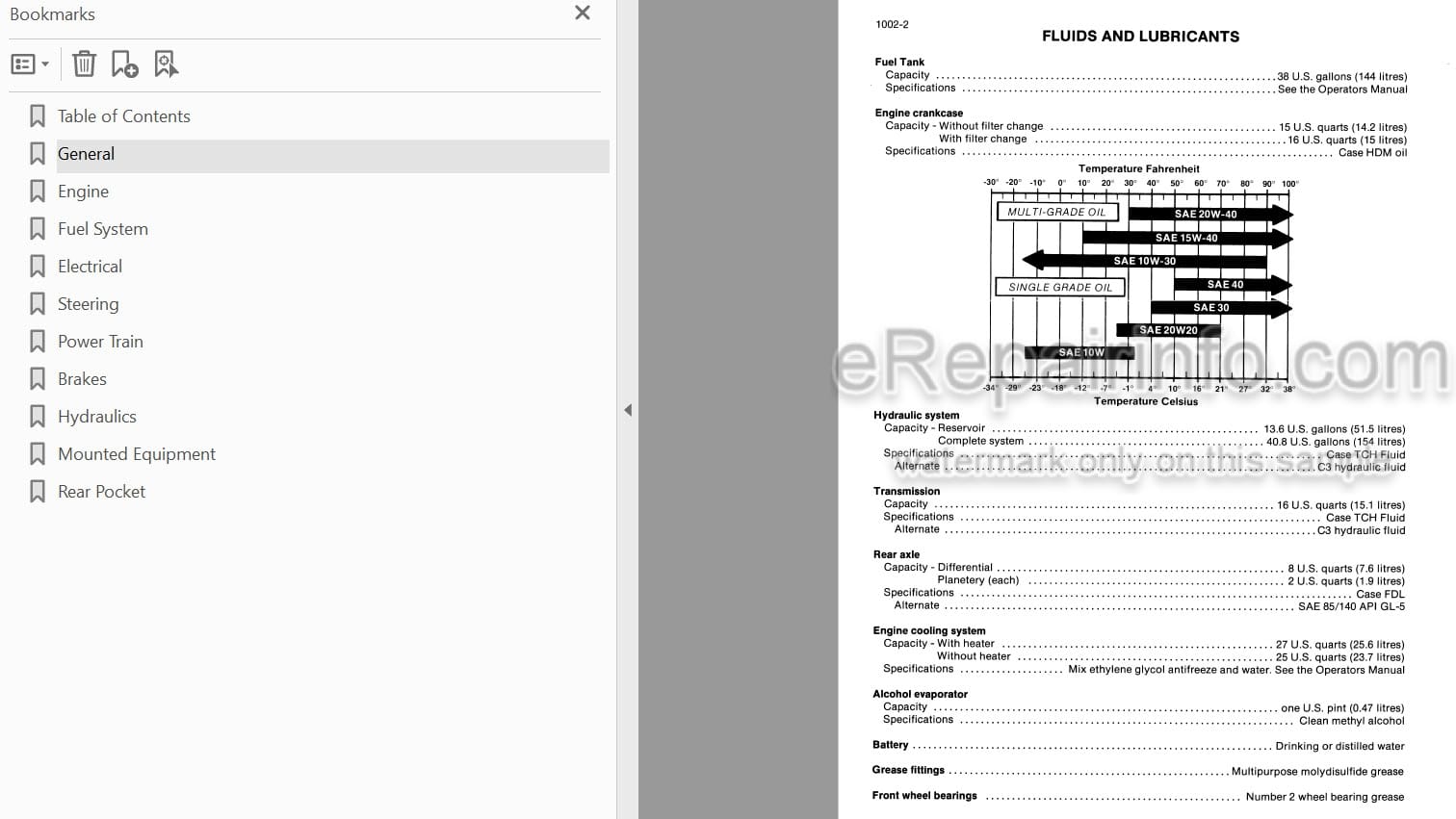 Photo 3 - Case 680K Service Manual Loader Backhoe 8-44360