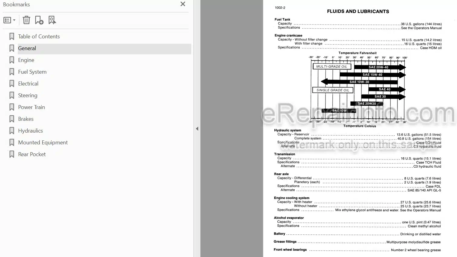 Photo 3 - Case 680K Service Manual Loader Backhoe 8-44360