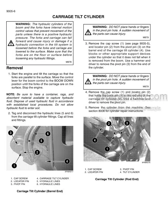 Photo 7 - Case 686G 686GXR Service Manual Telescopic Handler 7-89650