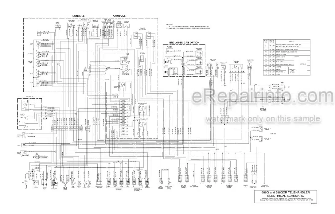 Photo 5 - Case 686G 686GXR Service Manual Telescopic Handler 7-89650