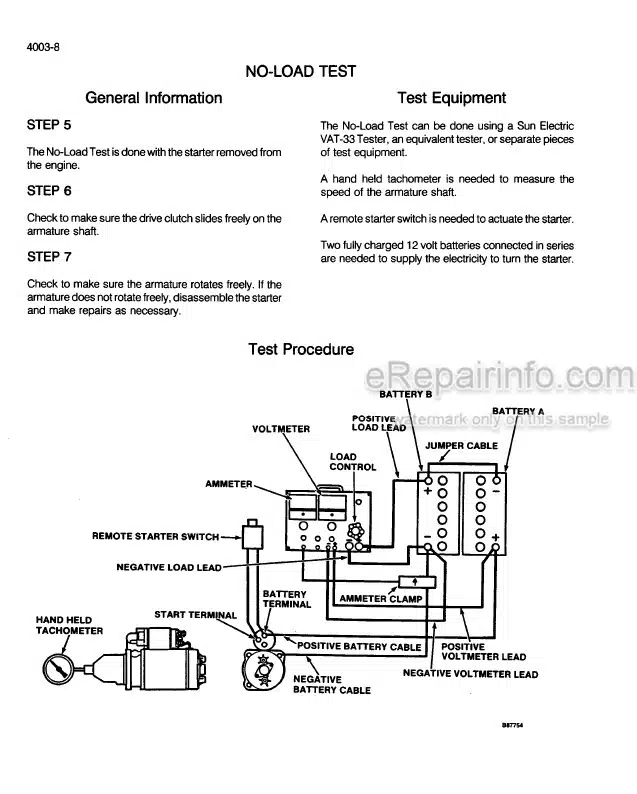 Photo 6 - Case 688C Service Manual Excavator 7-32653