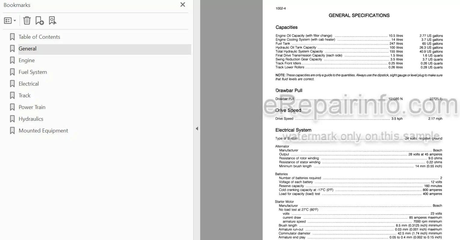 Photo 3 - Case 688 Service Manual Crawler Excavator