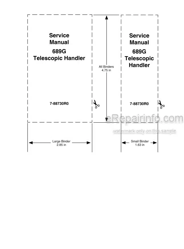 Photo 5 - Case 689G Service Manual Telescopic Handler 7-88730