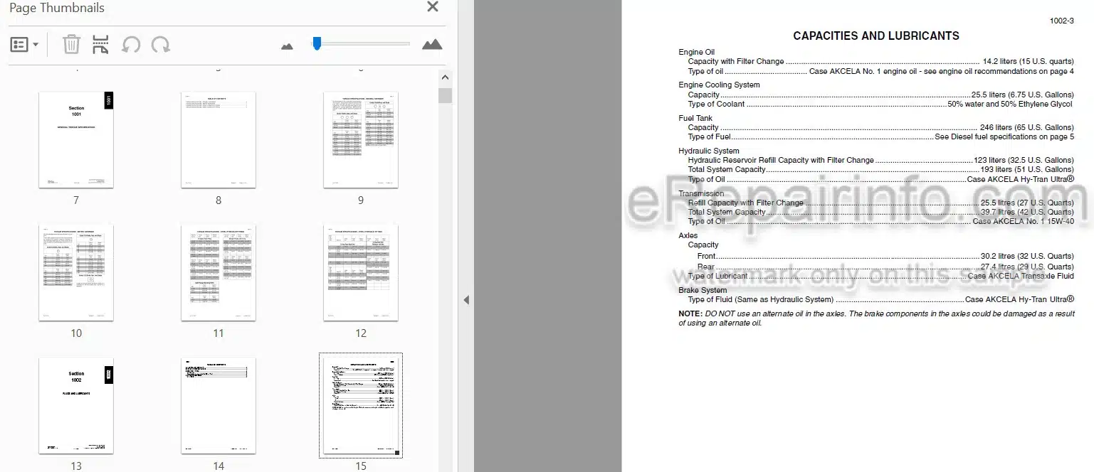 Photo 4 - Case 721D Service Manual Loader 6-47283