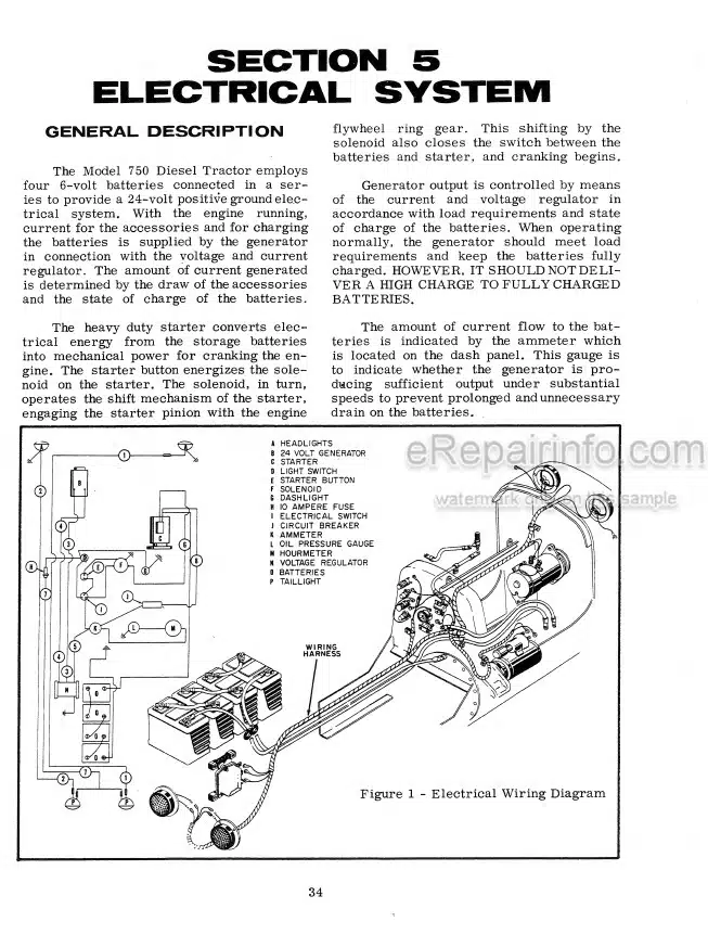 Photo 4 - Case 750 Service Manual Crawler 9-72152