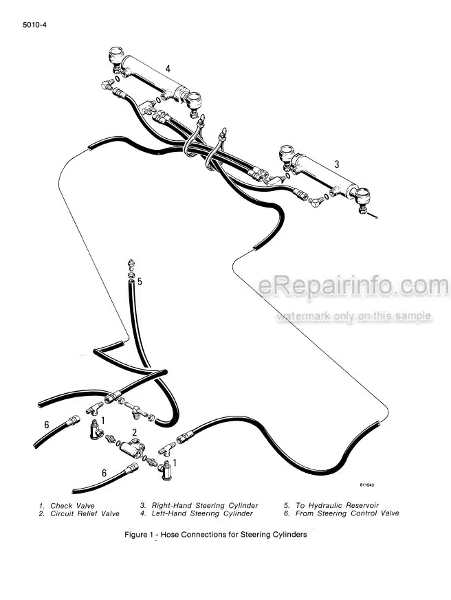 Photo 6 - Case 780C Service Manual Loader Backhoe 8-44651
