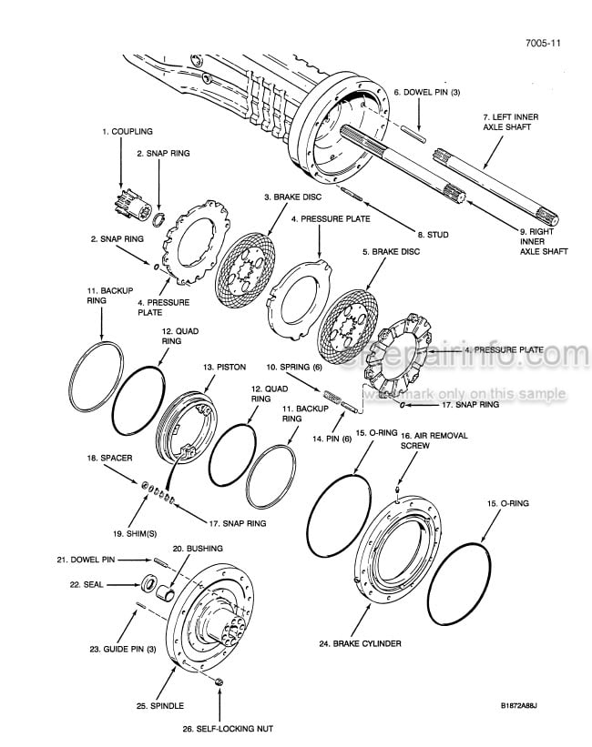 Photo 6 - Case 780D Service Manual Loader Backhoe 8-68782