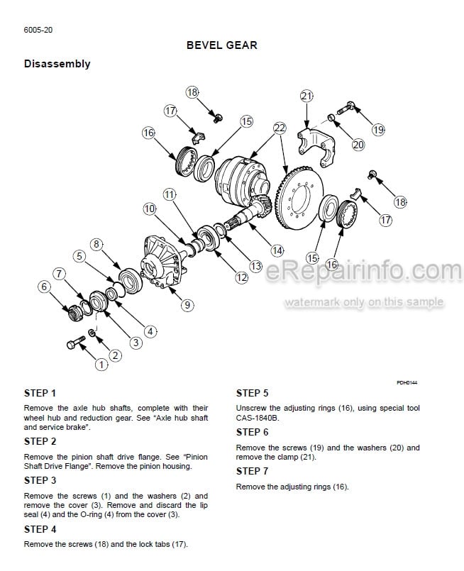 Photo 5 - Case 788 988 Plus Service Manual Crawler And Wheeled Excavator 7-79416