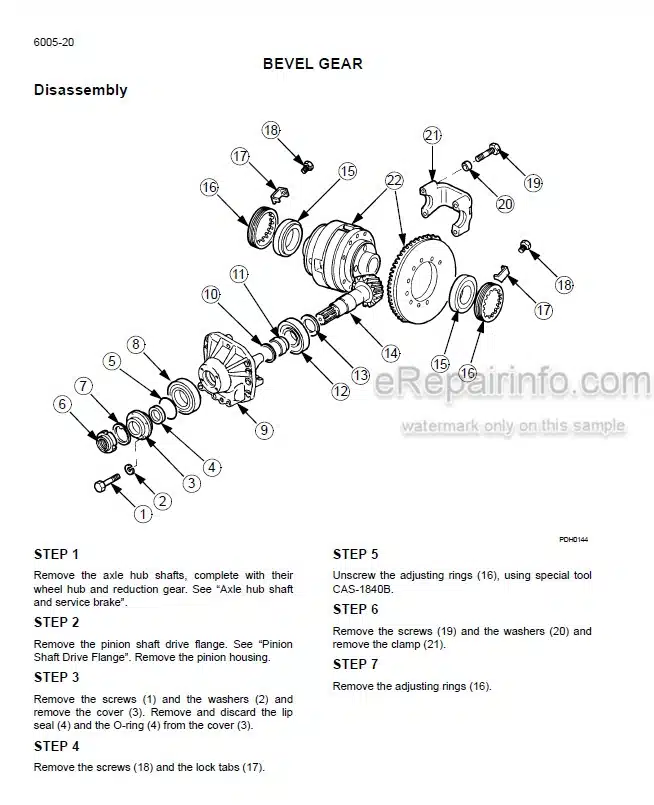 Photo 5 - Case 788 988 Plus Service Manual Crawler And Wheeled Excavator 7-79416