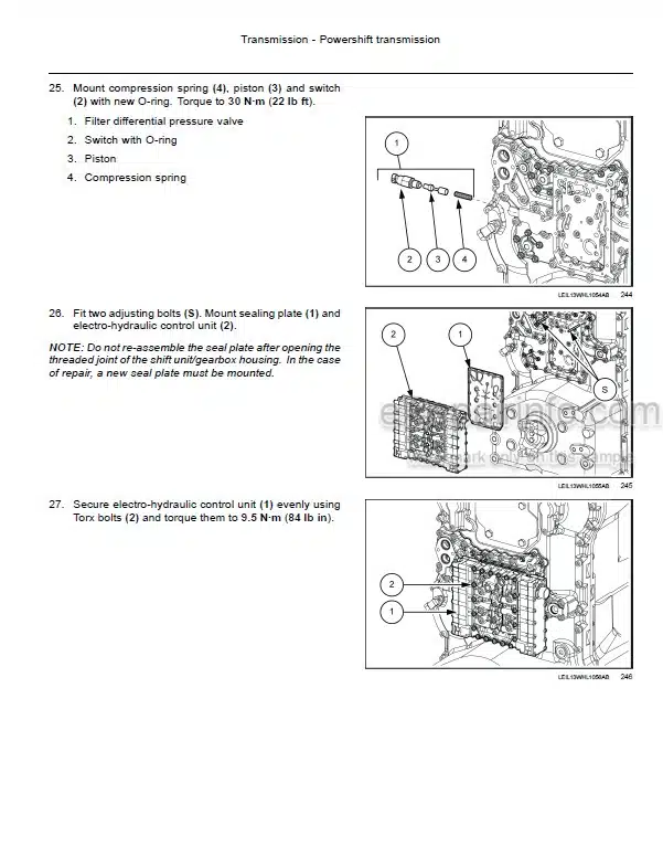Photo 9 - Case 821F 921F Tier 4B Final Service Manual Wheel Loader
