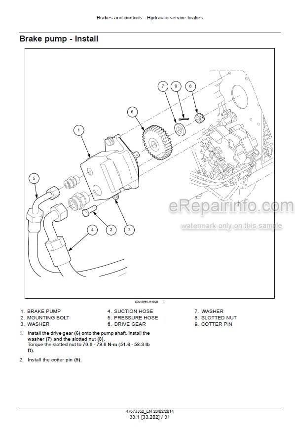 Photo 6 - Case 821F 921F Tier 4B Final Service Manual Wheel Loader