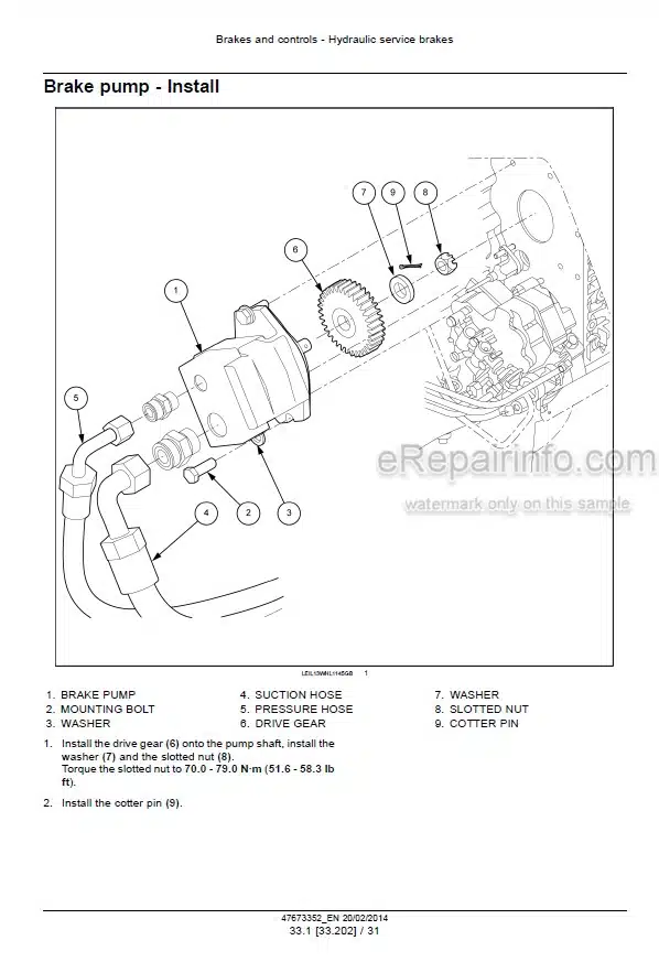 Photo 6 - Case 821F 921F Tier 4B Final Service Manual Wheel Loader