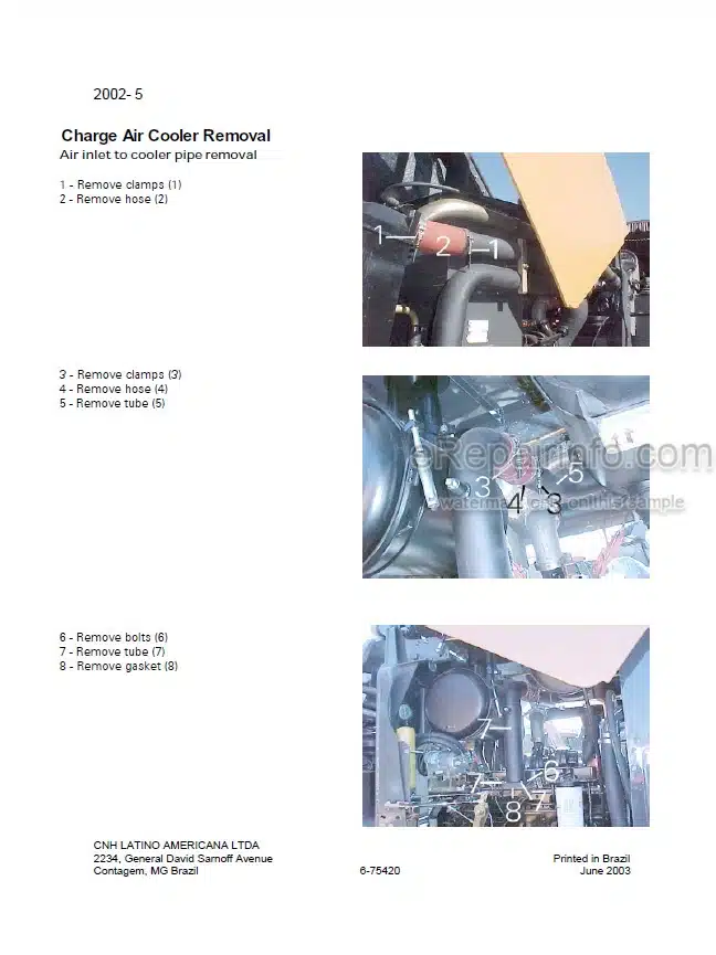 Photo 7 - Case 845 865 885 Service Manual Grader 6-46503R0
