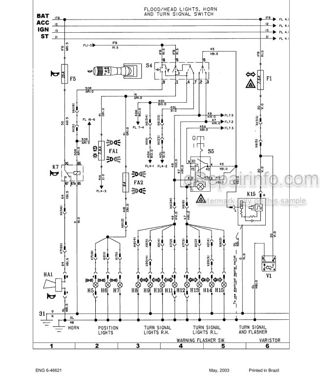 Photo 5 - Case 845 865 885 Service Manual Grader 6-46503R0