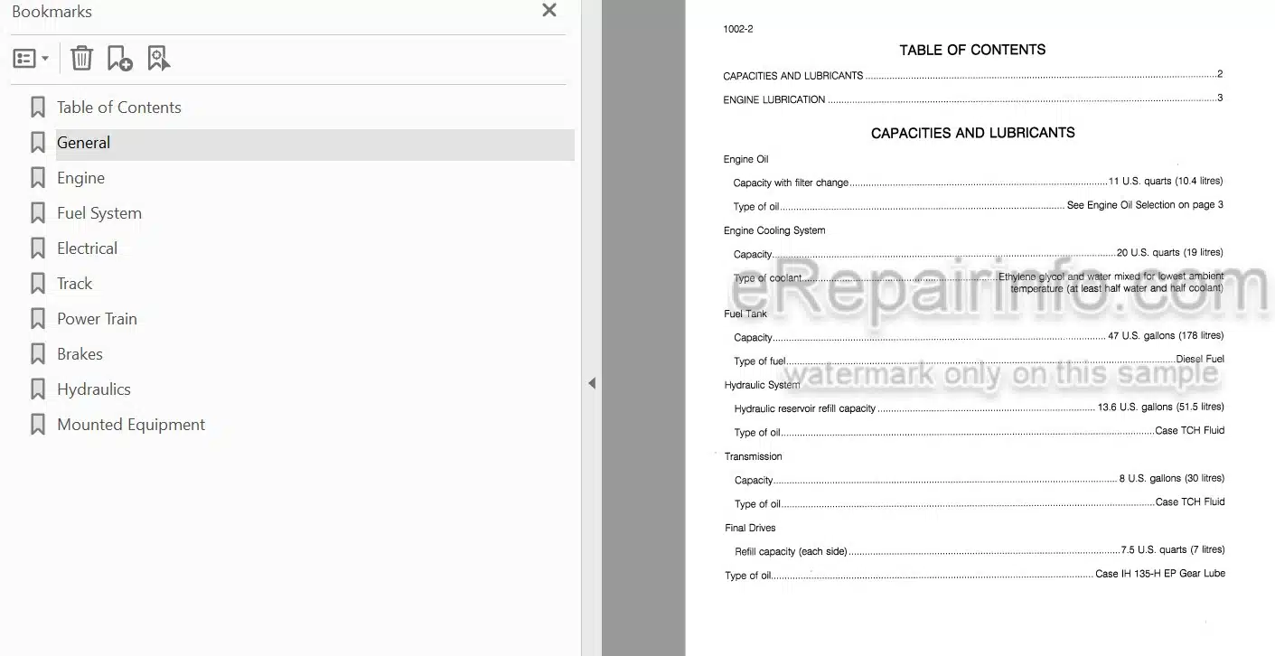 Photo 4 - Case 850E 855E Service Manual Crawler 8-17012