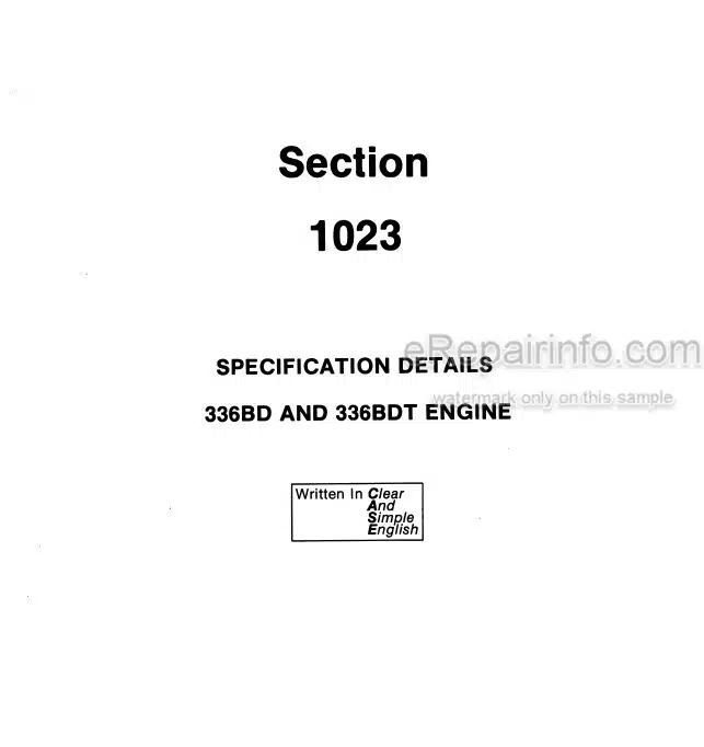 Photo 4 - Case 880B Service Manual Excavator 9-68144