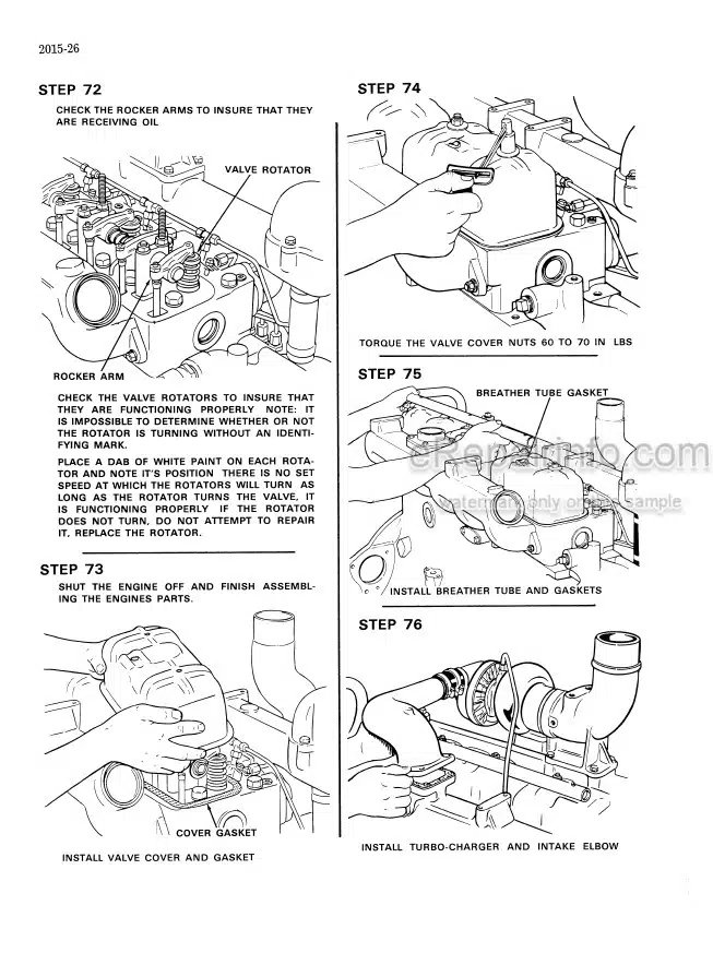 Photo 6 - Case 880B Service Manual Excavator 9-68144
