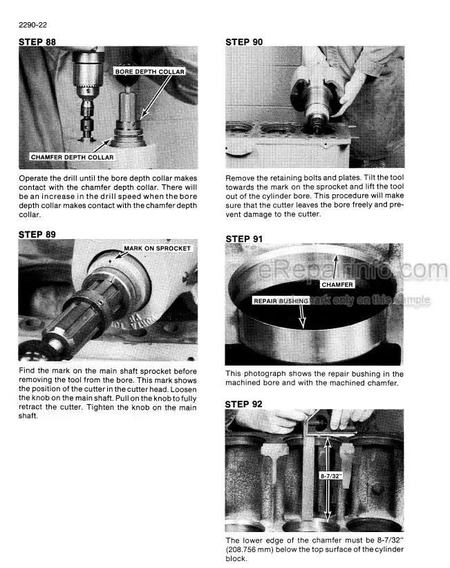 Photo 3 - Case 880B Service Manual Excavator 9-68144