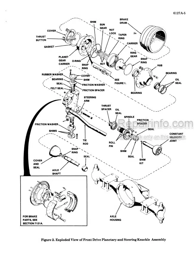 Photo 8 - Case 586H 588H Tier 4B Final Service Manual Rough Terrain Forklift 47821916