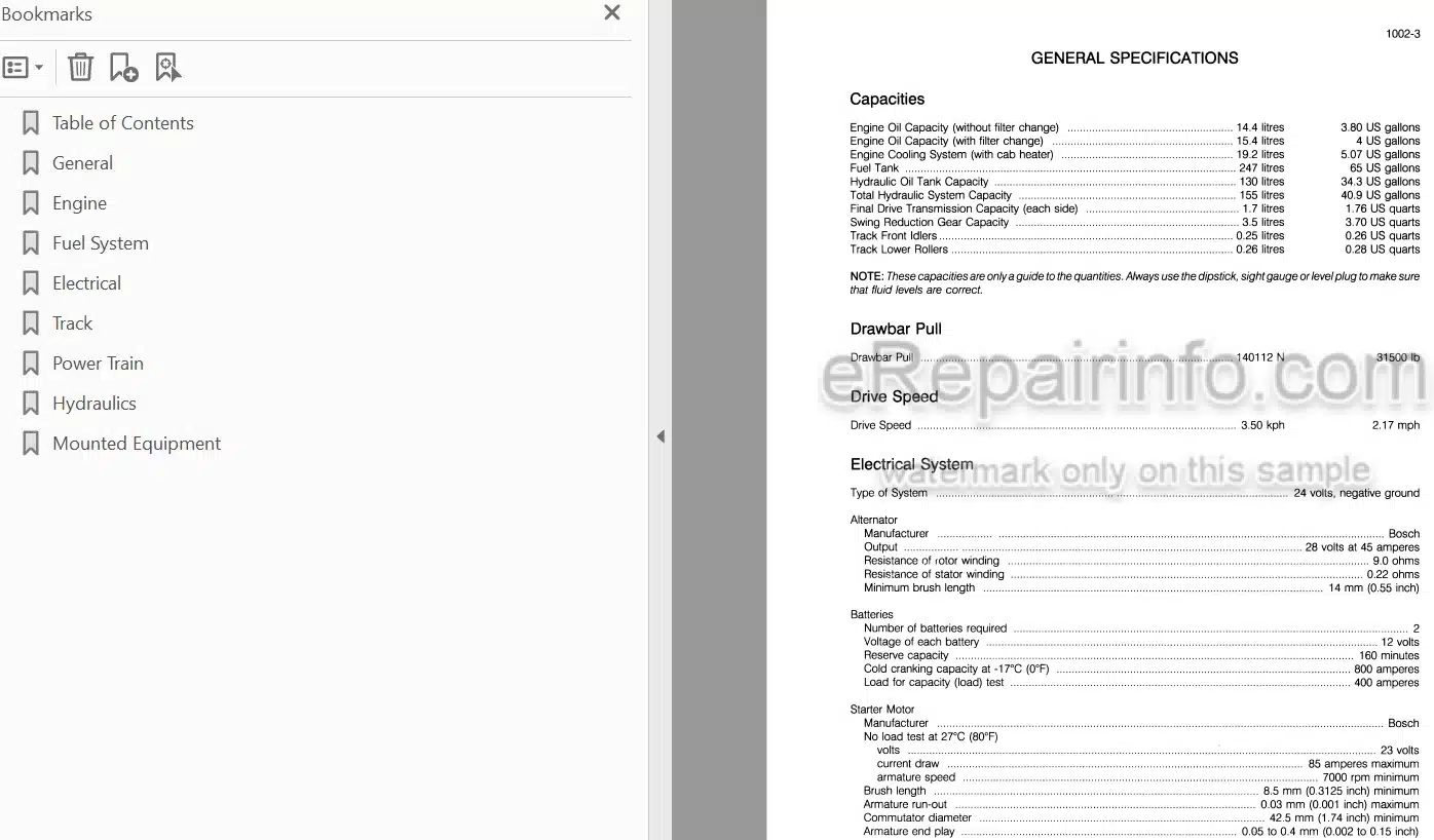Photo 4 - Case 888 Service Manual Excavator