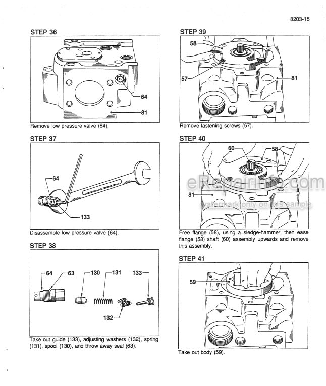 Photo 6 - Case 888 Service Manual Excavator
