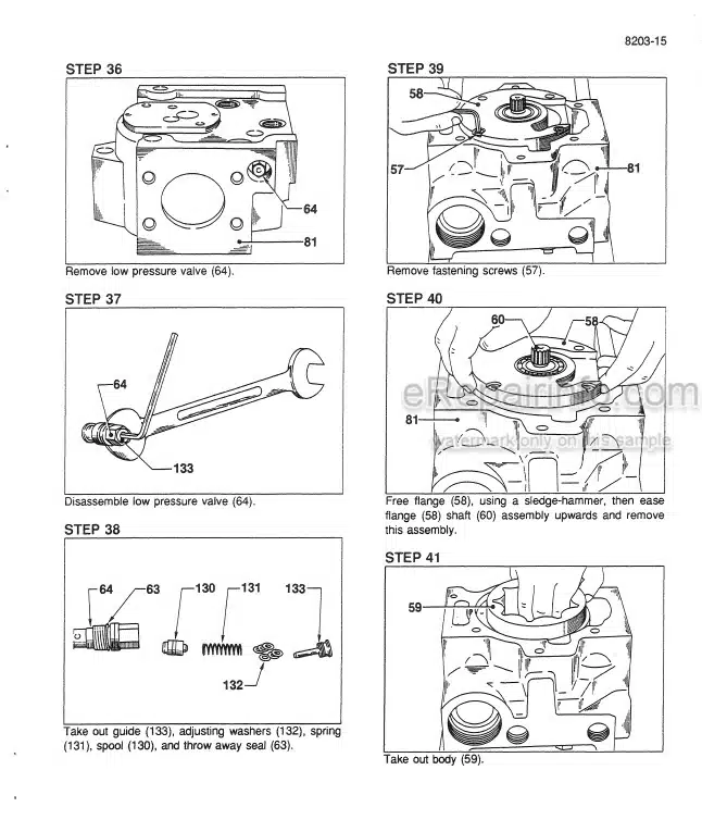 Photo 6 - Case 888 Service Manual Excavator