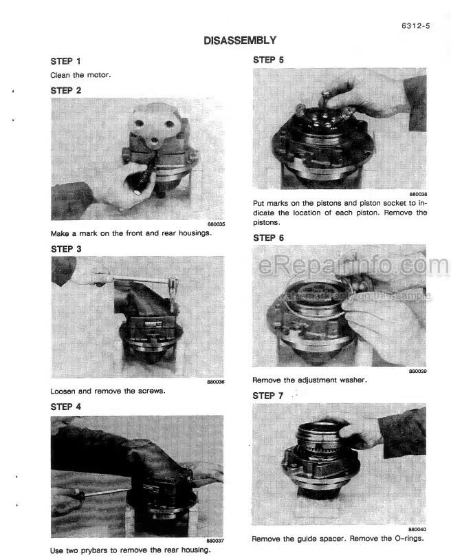 Photo 11 - Case 888 Service Manual Excavator