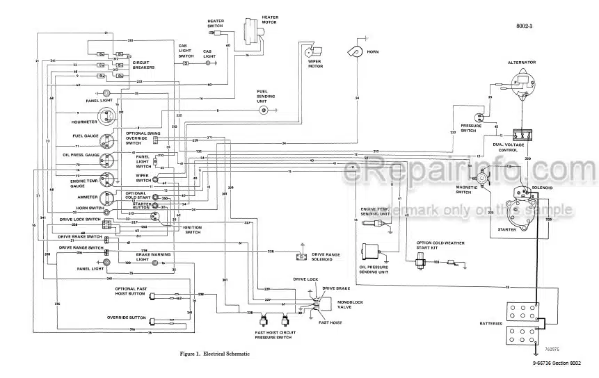 Photo 4 - Case 980B Service Manual Excavator 9-66739