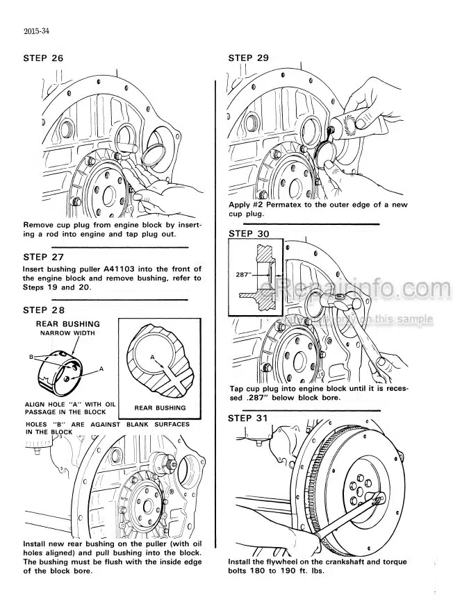 Photo 10 - Case 980B Service Manual Excavator 9-66739