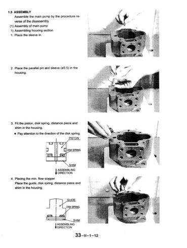 Photo 8 - Case CX14 Shop Manual Hydraulic Excavator S5PE0001E