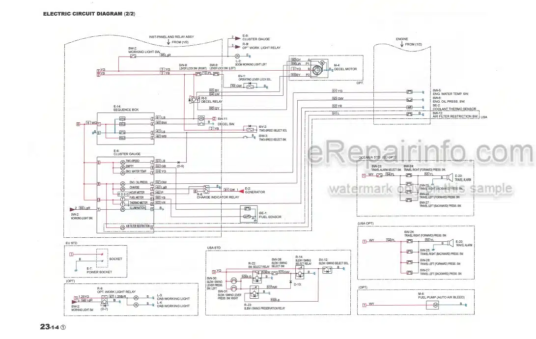 Photo 3 - Case CX31 CX36 Shop Manual Hydraulic Excavator S5PW0002E
