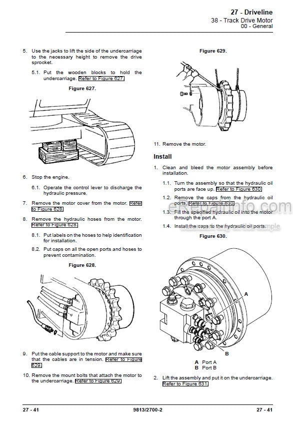 Photo 6 - JCB 100C-1 85Z-1 86C-1 90Z-1 Service Manual Compact Excavator 9813-2700