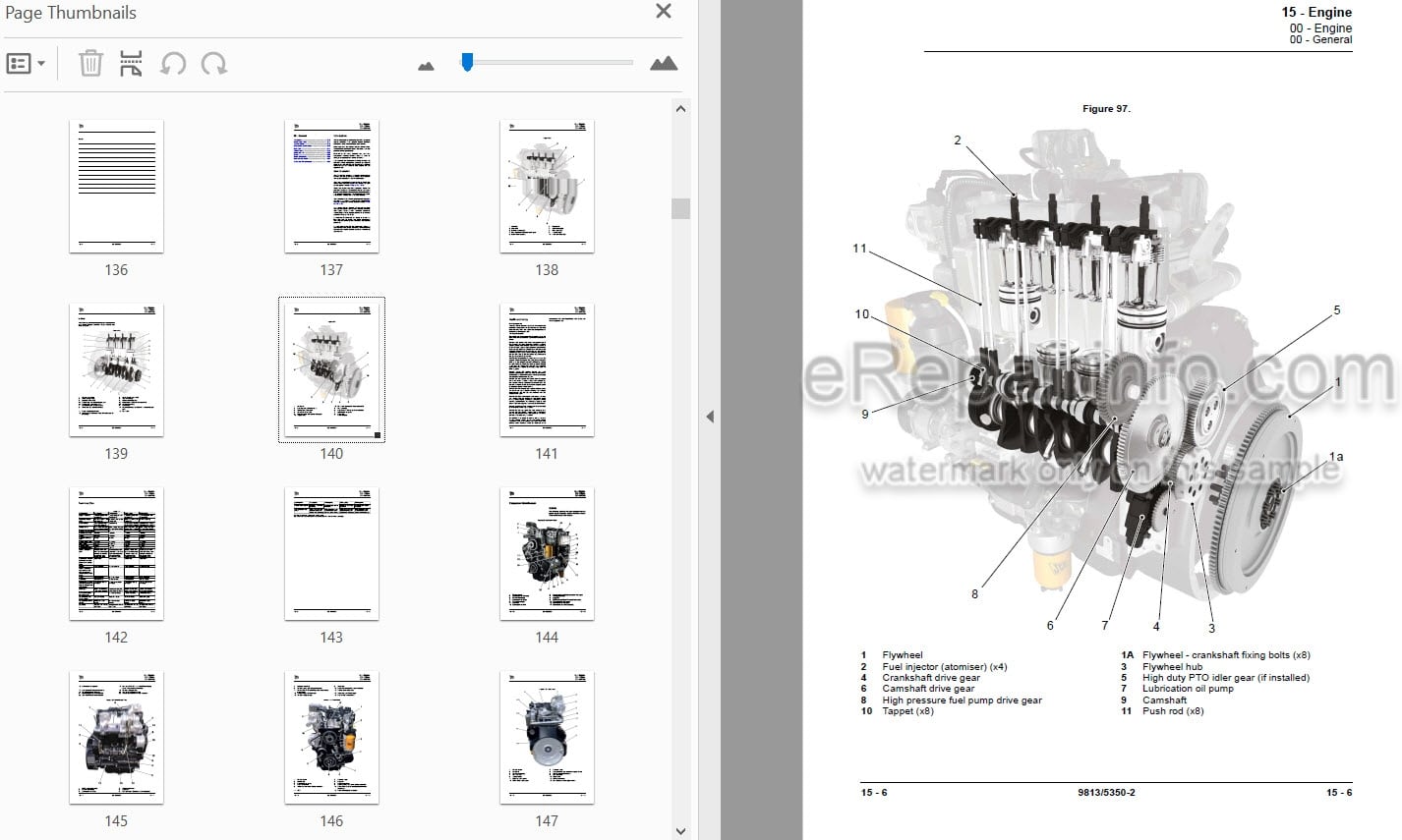 Photo 4 - JCB 10TFT 9TFT 9TST Service Manual Dumper 9813-5350