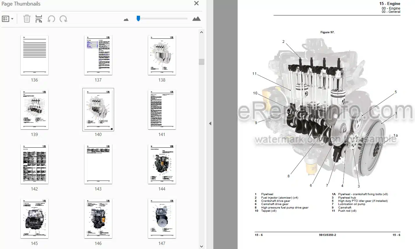 Photo 4 - JCB 10TFT 9TFT 9TST Service Manual Dumper 9813-5350