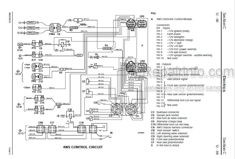 Photo 5 - JCB 1115 1115S 1125 1135 Fastrac Service Manual Tractor 9803-8010