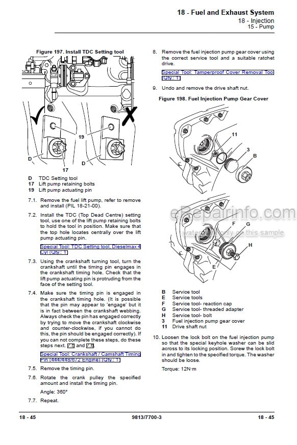 Photo 10 - JCB 116 116D 116DD VM116 Service Manual Roller 9813-7700
